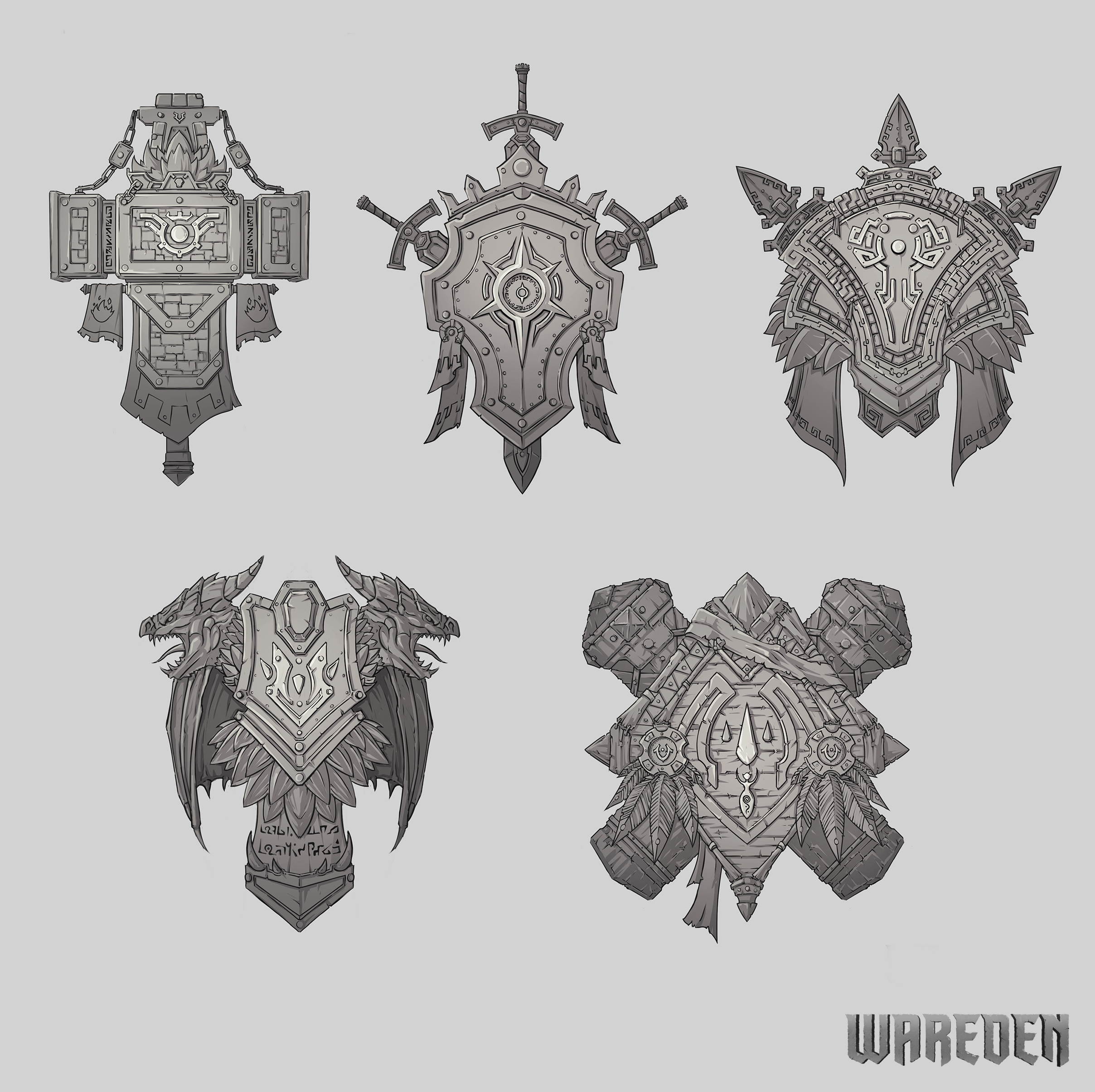 WarEden crests concept art